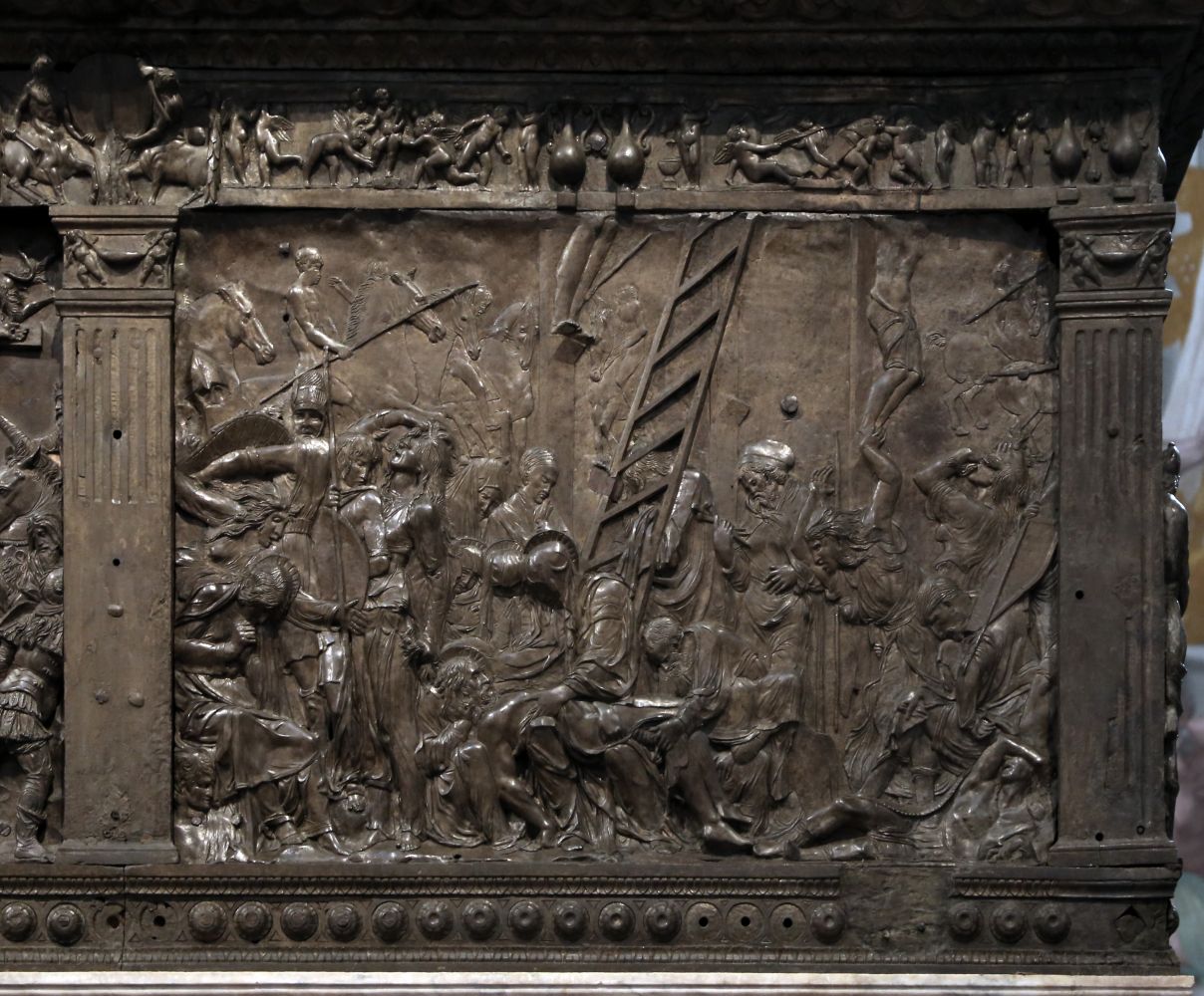 Donatello's pulpits in San Lorenzo in Florence